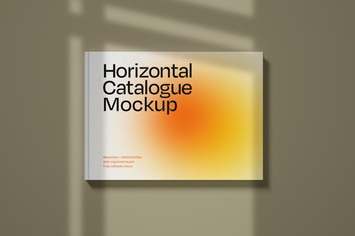 Horizontal Catalogue Cover Mockup