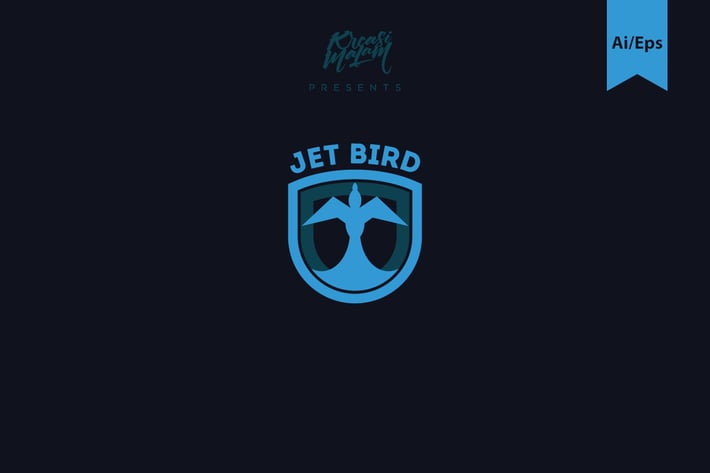 Jet Bird Logo Template