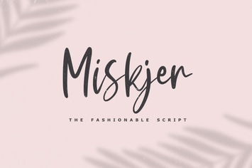 Miskjer - The Fashionable Script Font