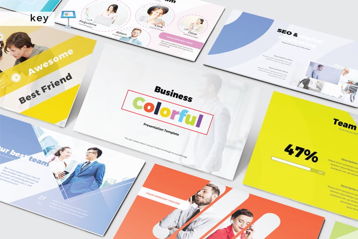 BUSINESS COLORFUL - Keynote V430