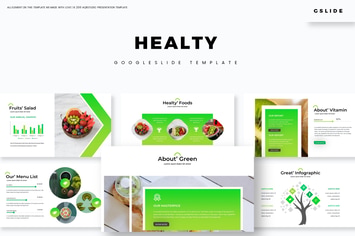 Healty Fruits - Google Slides Template