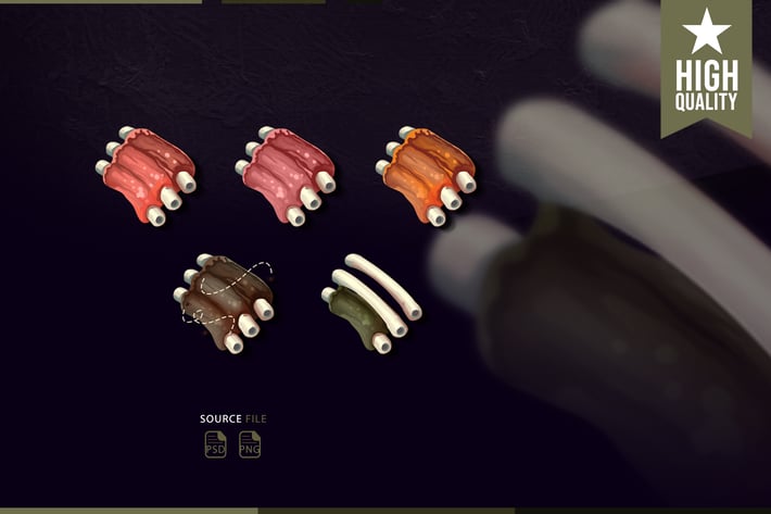 Sub Badges Beef Rib for Twitch
