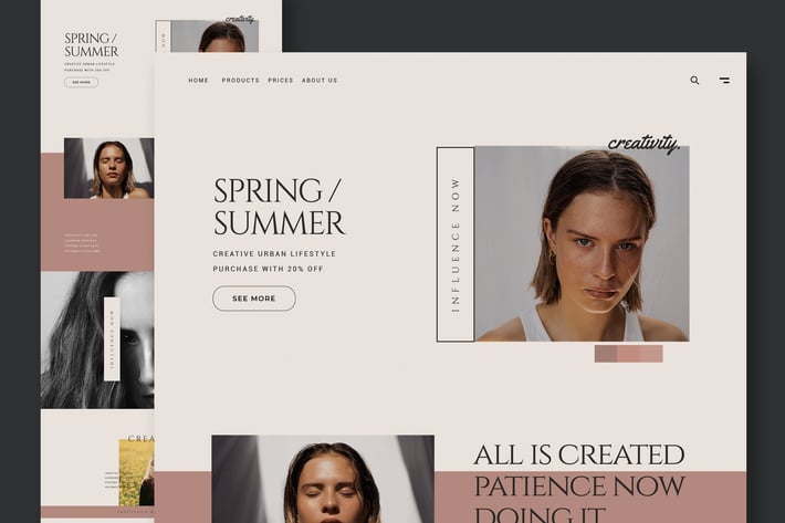 Fashion Blogger - Website