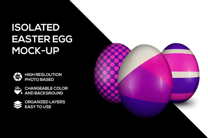 Easter Egg mockup