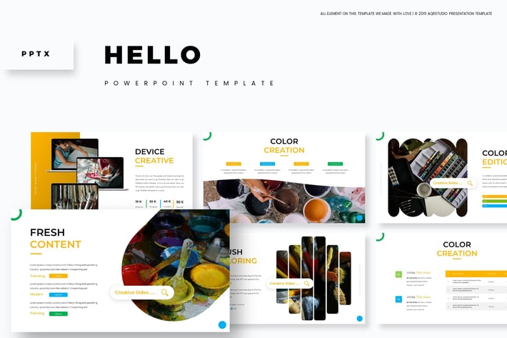 Hello - Powerpoint Template