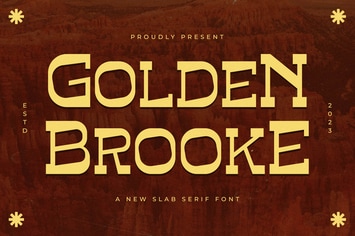 Golden Brooke A New Slab Serif 