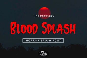 Blood Splash Font