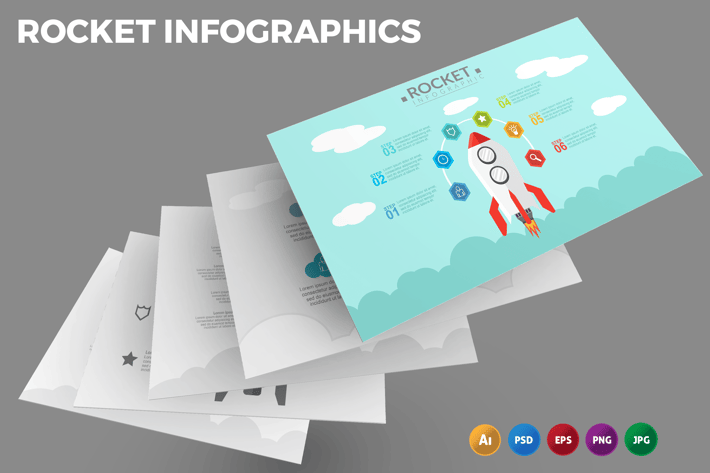 Rocket – Infographics Design