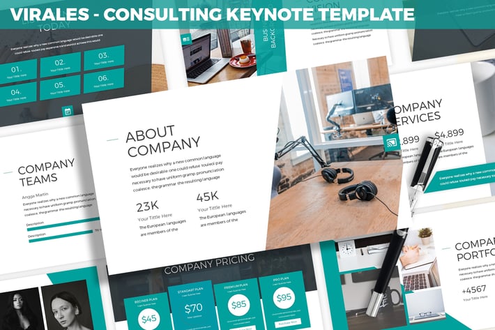 Virales - Consulting Keynote Template