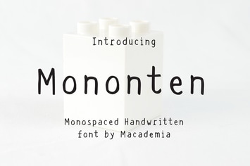 Mononten - Monospaced