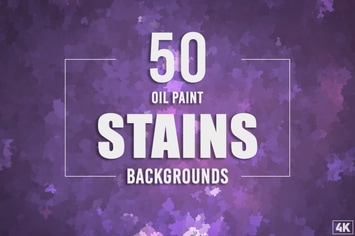 50 Oil Paint Stains Backgrounds