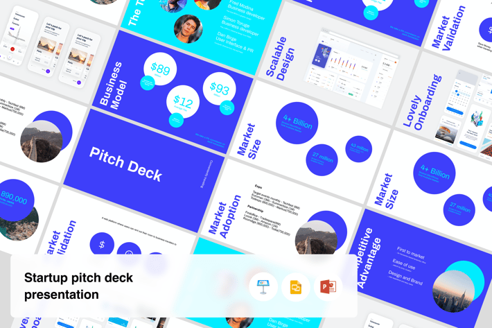 Startup pitch deck presentation 