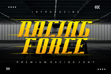 Racing Force -  Modern Sport Font