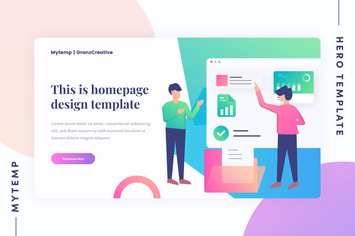 Mytemp - Teamwork Illustration v5
