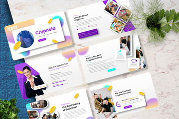 Crypnela - Cryptocurrency Powerpoint Templates