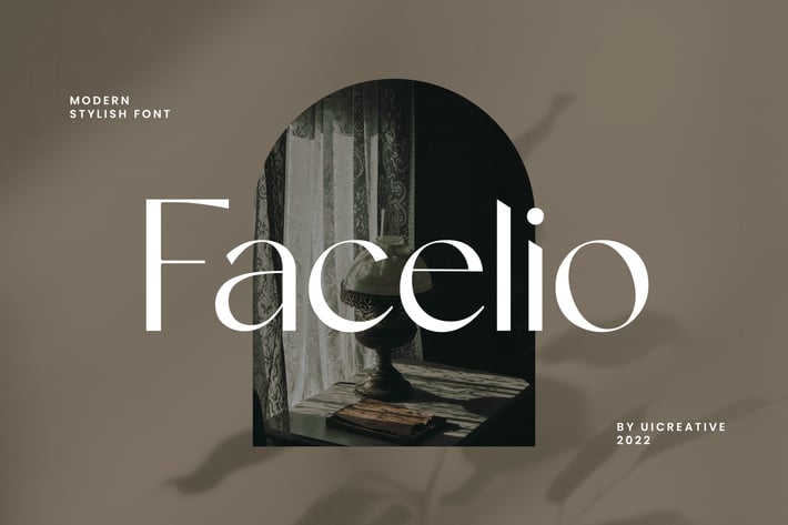 Facelio Modern Stylish Sans Serif Font