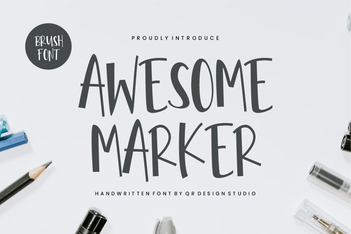 Awesome Marker Font