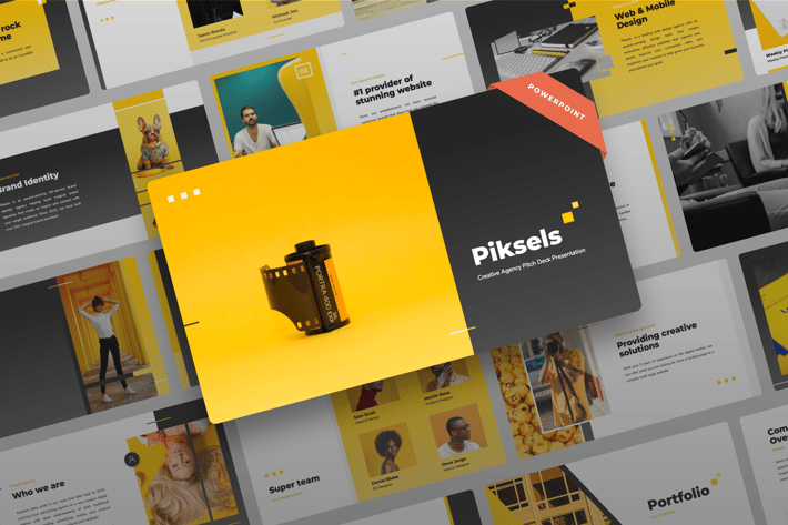 Piksels - Creative Agency Power Point Presentation