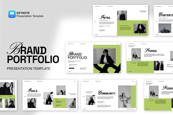 Brand Portfolio Keynote Template