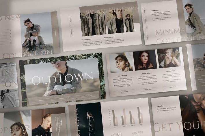 Oldtown - Lookbook Powerpoint Template