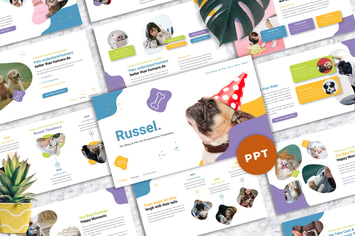 Russel - Pet Care Powerpoint Templates