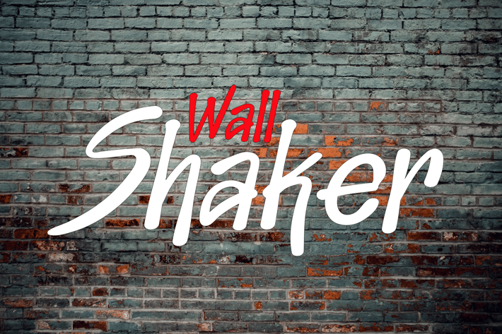 Wall Shaker - Bold Graffiti Font