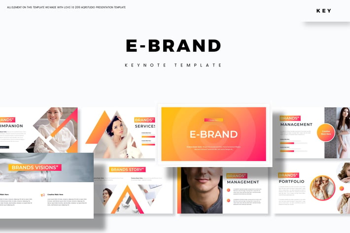 E- Brand - Keynote Template