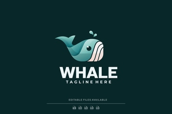 Whale Gradient Logo