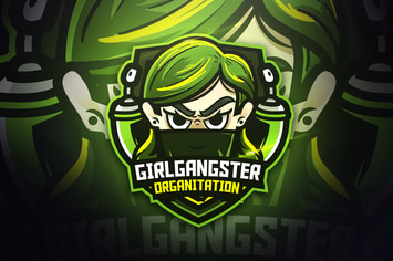 Girls Gangster - Mascot & Esport Logo