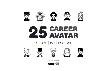 25 Career Avatar Character Design - Part 3