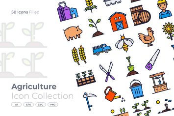 Agriculture Filled Icon