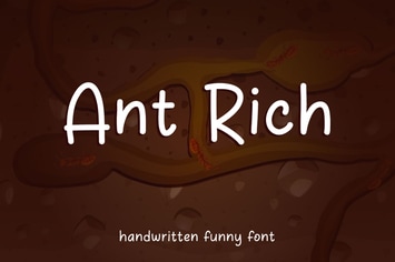 Ant Rich - Comic Funny Font