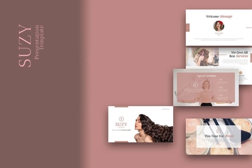 Suzy – Beauty & Fashion PowerPoint Template