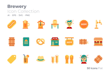 Brewery Color Icon