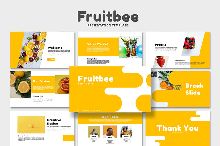 Fruitbee - Keynote Template
