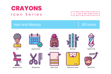 Hair & Beauty Icons