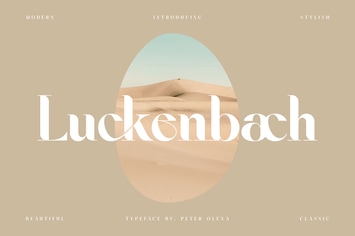 Luckenbach - Modern Serif Font