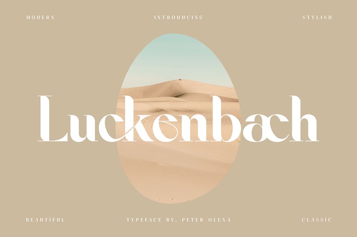 Luckenbach - Modern Serif Font