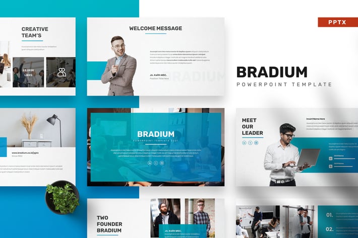 Bradium Powerpoint Presentation Template