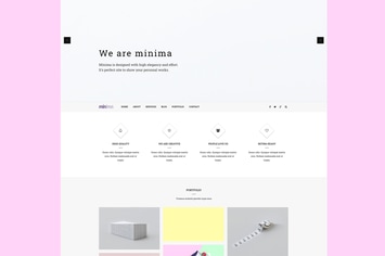 Minima - Creative & Professional Joomla Template