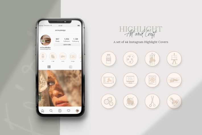 Instagram Highlight Art and Craft 
