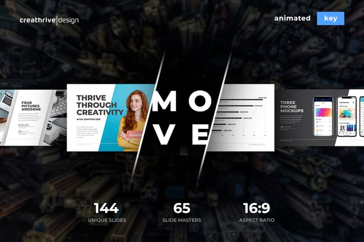 Move Animated Keynote Template