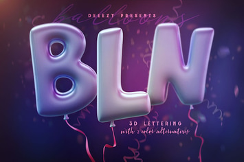 Balloons – 3D Lettering