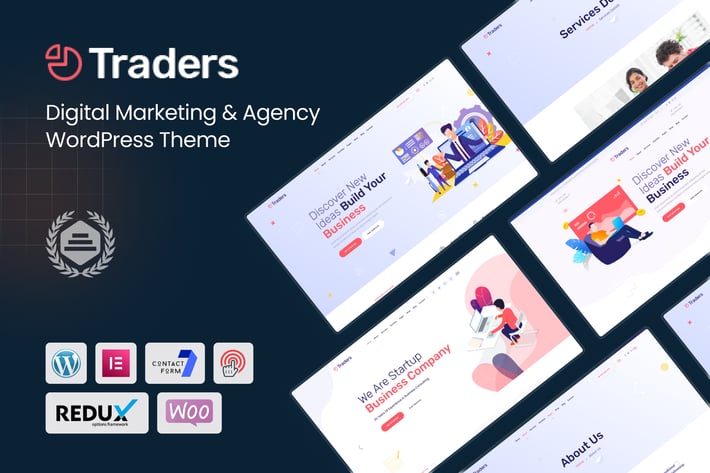 Traders - Digital Marketing & Agency WordPress