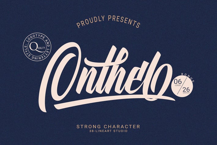 Onthel - Bold Script