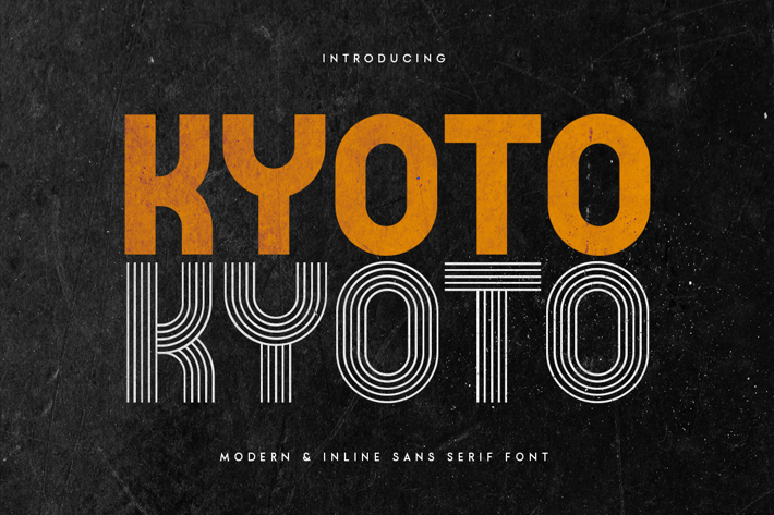 Kyoto - Modern Sporty Sans Serif Font