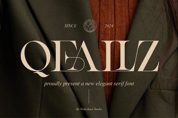 Qealiz || New Elegant Serif Font