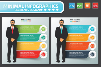 Businessman Infographics design