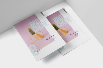  A4 Brochure - Magazine Mock-Up