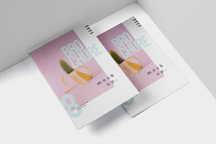  A4 Brochure - Magazine Mock-Up